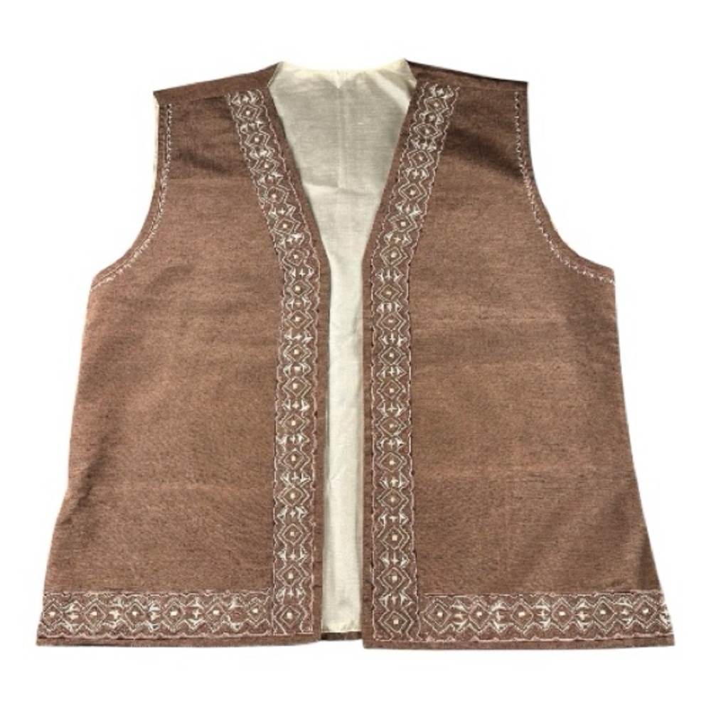 Cannon Moroccan Boho Men’s Lightweight Vest Sz L